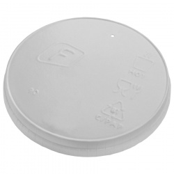 PLP-90-W2-0000 Paper lid with a steam hole d90 mm, white