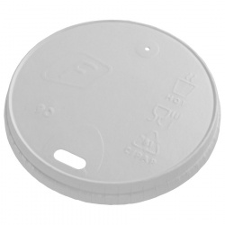 PLO-90-W2-0000 Paper sip thru lid d90 mm, white