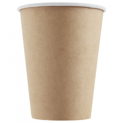 HB90-430-101697 Disposable paper cup kraft 12 oz (300 ml)