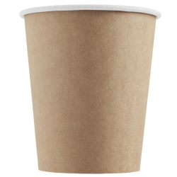 HB80-280-101695 Disposable paper cup kraft 8 oz (250 ml)