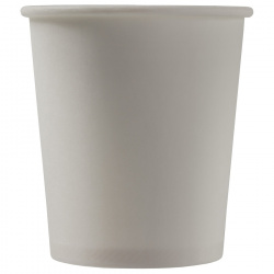 HB62-120-0000 Disposable paper cup white 4 oz (100 ml)